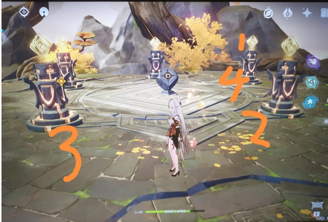 原神曲径通幽处石碑顺序是什么