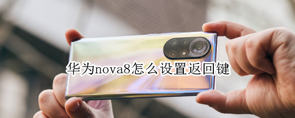 华为nova8返回键在哪