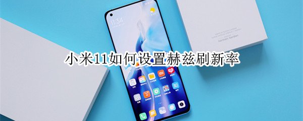 小米11赫兹刷新率怎么调整