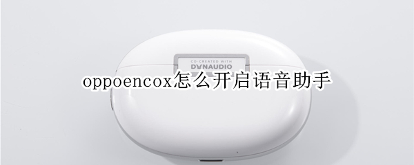 oppoencox语音助手怎样设置
