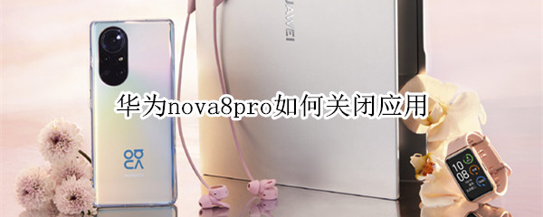 华为nova8pro后台应用怎么关闭