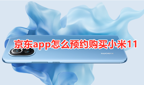 京东app怎么预约购买小米11