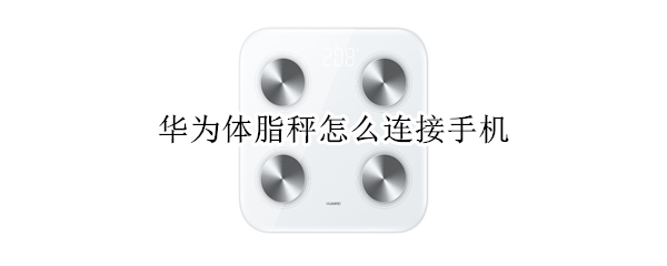 华为手机查看体脂秤数据怎么做