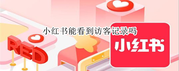 小红书访客记录可以查询吗