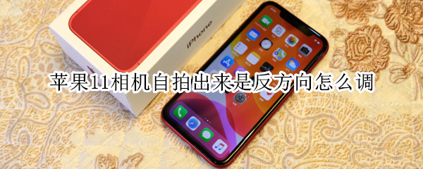 苹果11相机自拍镜像怎么调