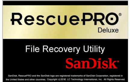 SanDisk RescuePro Deluxe