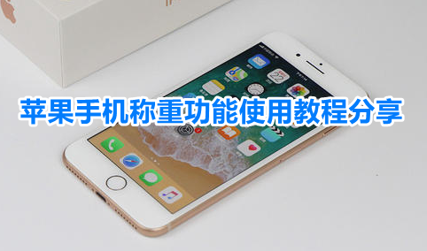 iphone称重功能在哪里