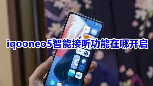  iqooneo5智能接听功能在哪开启