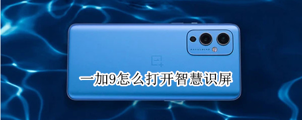 一加9如何开启智慧识屏