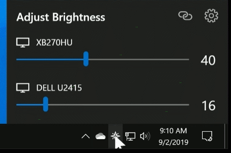 Brightness Slider