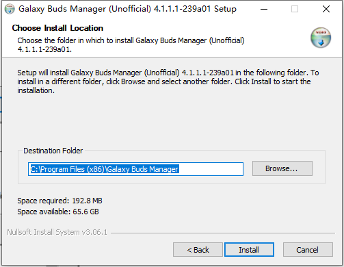 Galaxy Buds Manager