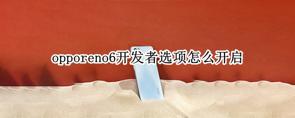 opporeno6如何进入开发者模式