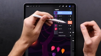 procreate图层复制教程介绍
