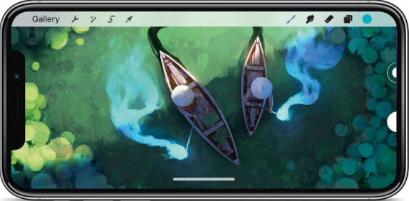 procreate pocket导入笔刷教程介绍