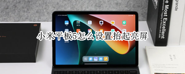 小米平板5拿起亮屏功能在哪