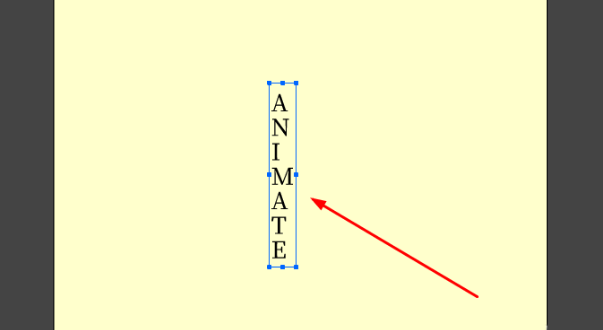 Animate设置竖向文本排列方法介绍