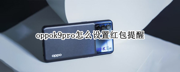 oppok9pro怎样设置红包助手