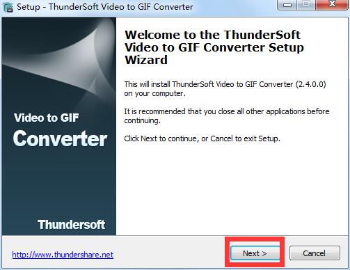 ThunderSoft Video to GIF Converter截图