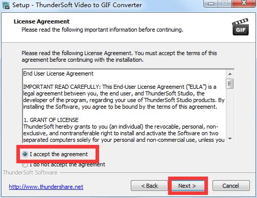 ThunderSoft Video to GIF Converter截图