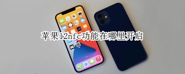苹果12怎么设置nfc功能