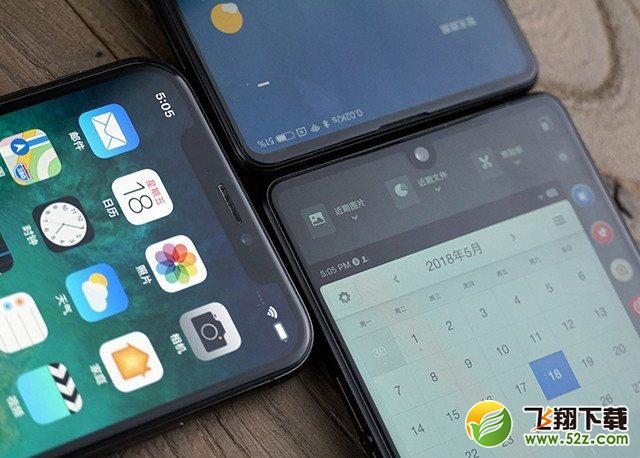 坚果R1、小米MIX2S、iPhone X对比实用评测_52z.com