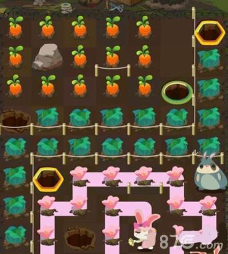 兔子复仇记兔子营救49关怎么过 Patchmania第49关攻略