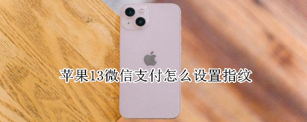 苹果13微信如何启用指纹支付