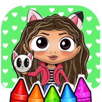 Glitter Cut Dolls Doodle Book ios版