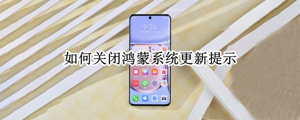 华为p50pro关闭鸿蒙系统升级提示教程介绍
