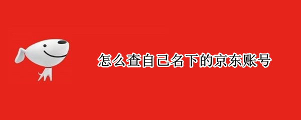 京东如何查讯名下所有账号