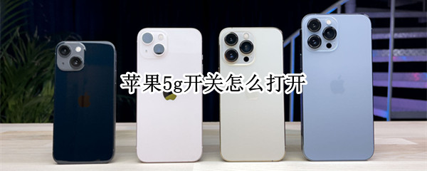 iphone13怎么设置5g功能