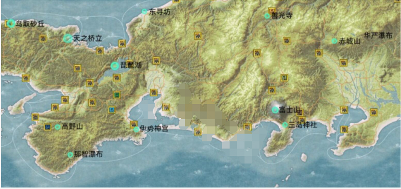 太阁立志传5dx全名胜地点汇总