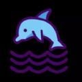 海豚喝水提示闹钟