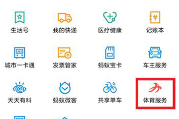 支付宝体育服务