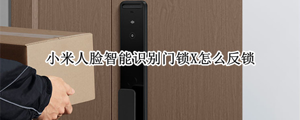 小米人脸识别智能门锁x如何反锁