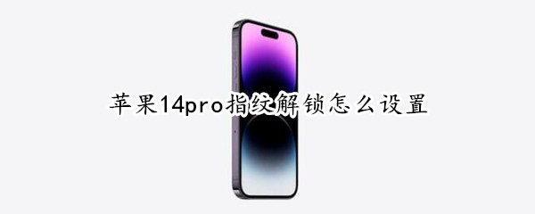 苹果14pro面容ID怎么设置