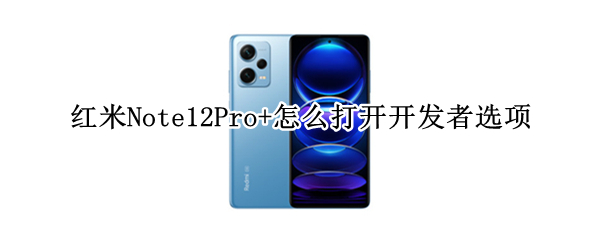 红米Note12Pro+怎么进入开发者模式