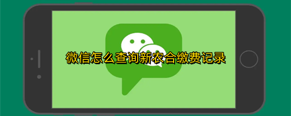 微信新农合缴费记录如何查看