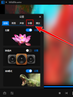 暴风影音在哪开启次字幕?暴风影音开启次字幕的方法截图