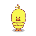微信小黄鸭GIF动图1