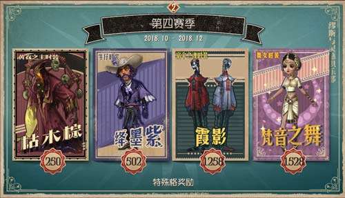 第五人格新赛季情报 推理之径奖励曝光