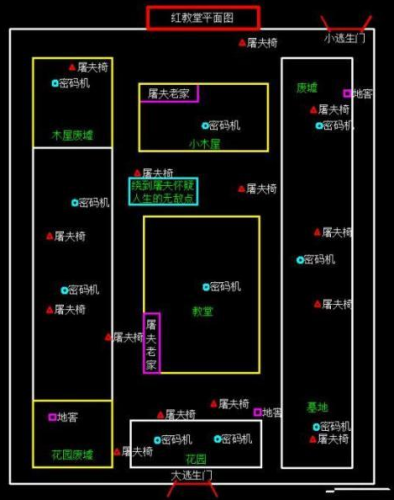 第五人格红教堂解码机位置详解 分布图文介绍