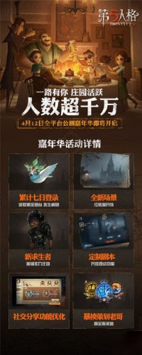 第五人格嘉年华活动有哪些 第五人格嘉年华活动一览