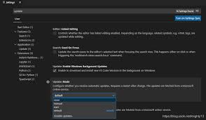 VSCode如何关闭自动更新