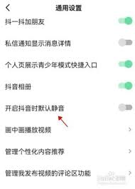 如何设置抖音开启时默认静音