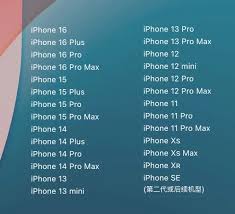 iOS18.1beta4是否全面支持iOS18所有机型