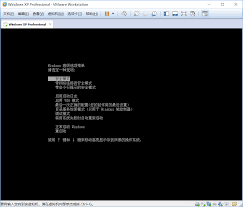 虚拟机无法进入XP系统
