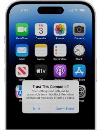 iPhone如何设置信任此电脑