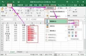 Excel数据条如何实现数据可视化