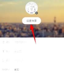 马蜂窝如何设置个人背景图